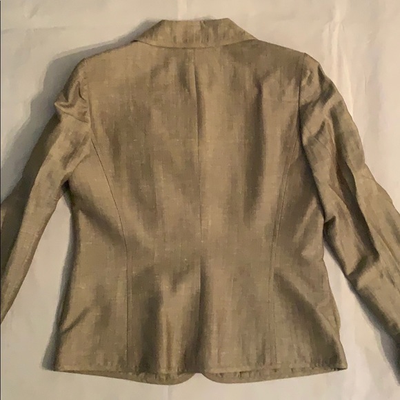 Dana Buchman Linen & Wool Fully Lined Blazer - Picture 5 of 5